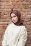 وشاح ناعم من قماش الفوال بنمط الزيتون - 4