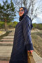 Women's Clothing Plus Size Three-Layered Chiffon Selin Abaya with Skirt Hem - 7