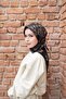 Olive Pattern Voile Soft Scarf - 4