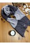 Woolen Melange Two-Color Hair Braided Very Special Warm Love Scarf That Wraps You - Unisex - 2