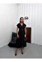 Premium 100% Linen Bat Sleeve Shirt Dress - 7
