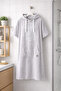 Off-White Hooded Pool & Beach Poncho – Towel Dress - 5