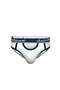 Men's White Open Front Slip Underpants - 5