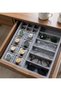 20 Compartments 8+6+6 Wooden Watch, Jewelry and Ring Stand with Baby Face Velvet Fabric - Size 38X36X5