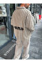 Green Back Embossed Striped Shirt Tw-1211 - 4