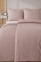 Washed Natural Cotton Duvet Cover Set |   Washed Cotton |   100% Cotton |   Single Bed (with Cream Sheets) - 4