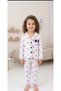 Heart Embroidered Children's Pajama Set