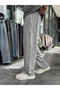 Gray Washed Two-Thread Baggy Tracksuit Tw-1166 - 4
