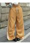Yellow Plaid Detail Double Striped Y2K Style Trousers Tracksuit