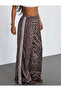 Leopard Detail Double Striped Y2K Style Trousers Tracksuit - 2