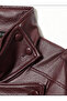 Viral Oversized Women's Leather Jacket High Collar Black Urban Style Women's Leather Jacket - 4