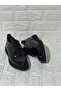 Black Patent Leather Classic Men's Shoes - 4