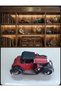 Metal Classic Car Figure – Burgundy & Black (15X7 cm) (if You Want a Specific Note, You Can Send a Message and It Will Be Written on the Gift Package) - 2