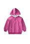 Hooded Zippered Cardigan 1-14 Years Dark Fuchsia - 2