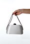 Willow Silver Satin Women's Evening Dress Bag - 4
