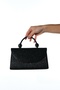 Gisella Black Sand Glitter Women's Evening Dress Bag - 4