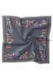 Sparkling Crystal Scarf with a Hollow Center and Floral Rose Edge - 2