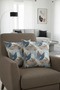 Chevron Bohemian Decorative Punch Pillow Cushion Cover 2 Pieces |   45X45 Autumn Dream Blue - 4