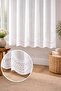 No Ironing Skirt 126 Model Tulle Curtain 1/2 Sparse Pleated Modern Design Custom Size - 3