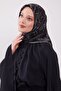 وشاح كريستالي لامع بنمط زهور تجريدي - 2