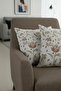 Chevron Bohemian Decorative Punch Pillow Cushion Cover 2 Pieces |   45X45 Rustic Floral Brown - 3