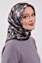 Oil Painting Tie-Dye Pattern Luminous Crystal Scarf