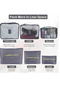 6Pcs Set Travel Luggage Organizer Packing Cubes Set Storage Bag Waterproof - 7