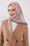 Striped Pattern Sparkling Crystal Scarf - 3