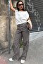 Brown Scarf Plaid Trousers Mg2734 - 4