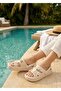 Women's Slippers, Sandals for Beach, Garden, Seaside, Summer Slippers, with Stone Accessories - 3