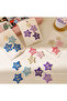 3-Piece Colorful Snap Star Buckle - 2