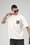 Trend Biz Oversize Mesh Embroidered Printed Men's T-Shirt - 2