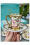 Luxury Porcelain 24 K Gold Camping 6-Piece Cup Set