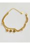 Steel Bracelet 2-Piece Gold Color Round Shape Bracelet - 3