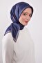 Striped Pattern Sparkling Crystal Scarf - 3
