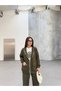 Hooded Zipper Jacket, Printed Underwear, and Comfortable Pants Three-Piece Set - 4