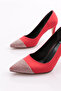 Pm450-K030 Women's Silver Stone Heeled Shoes - 4