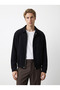 Old Money Bomber Textured Oversize Jacket - 2