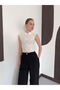 Women's Pearl Detailed Sleeveless Lace Blouse - 3