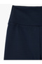 High Waist Interlock Fabric Slim Fit Biker Sports Leggings - 4