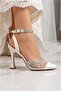Women's 7 cm Savaroski Stone Mesh Evening Dress Shoes - 2