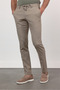 Mink Side Pocket Linen Slim Fit Linen Blend Jogger Trousers 1003260169 - 5