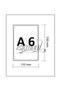 10 Pcs Orange A6 Price Tag Frame and Acetate - A6 Frame and Inner Pocket (Latch Not Included) - 7