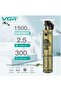 V-085 Professional Hair Trimmer - Gold - 3