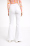 Sasha White High Waist Lycra Flare Spanish Leg Jean Pants - 3