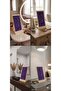 Decorative Wooden Purple Jewelry Organizer Stand Necklace Bracelet Accessory Organizer Gift - 4