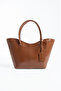 Women's Handbag with Tan Leather Accessories, Spacious and Convenient