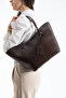 Brown Leather Accessory Women's Shoulder Bag, Spacious and Convenient - 3