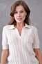 Crew Neck Openwork Knitwear Cardigan Short Sleeve Knitted - 4