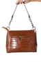 1496 Tan Print Women's Shoulder Bag - 4